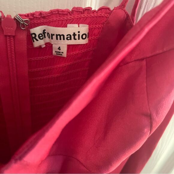 Reformation Fuchsia Mini Dress - Picture 5 of 12